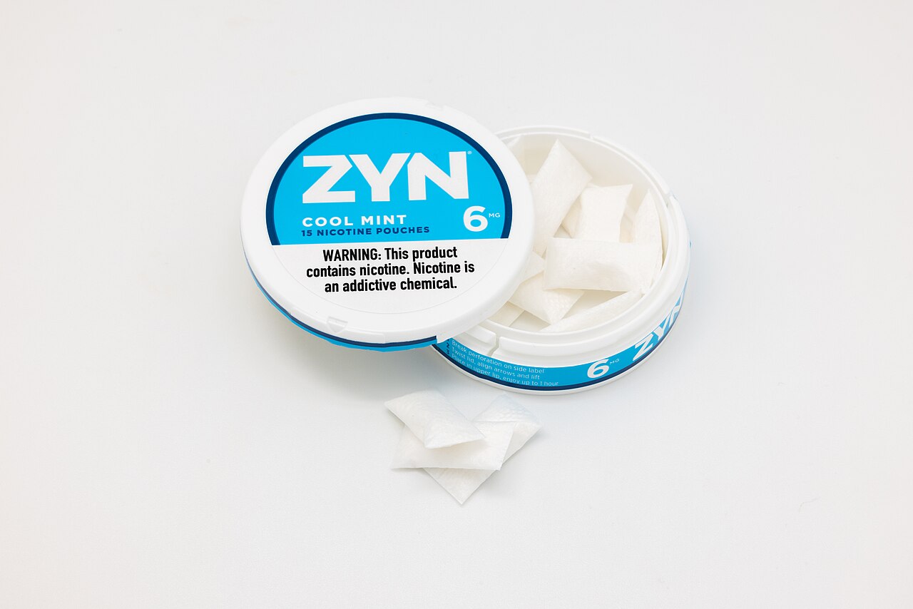 ZYN nicotine pouches on a surface